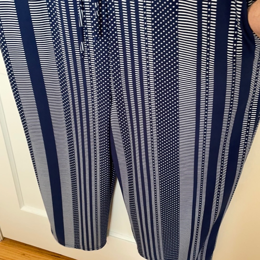 Express Navy Patterned Jumpsuit! - image 3